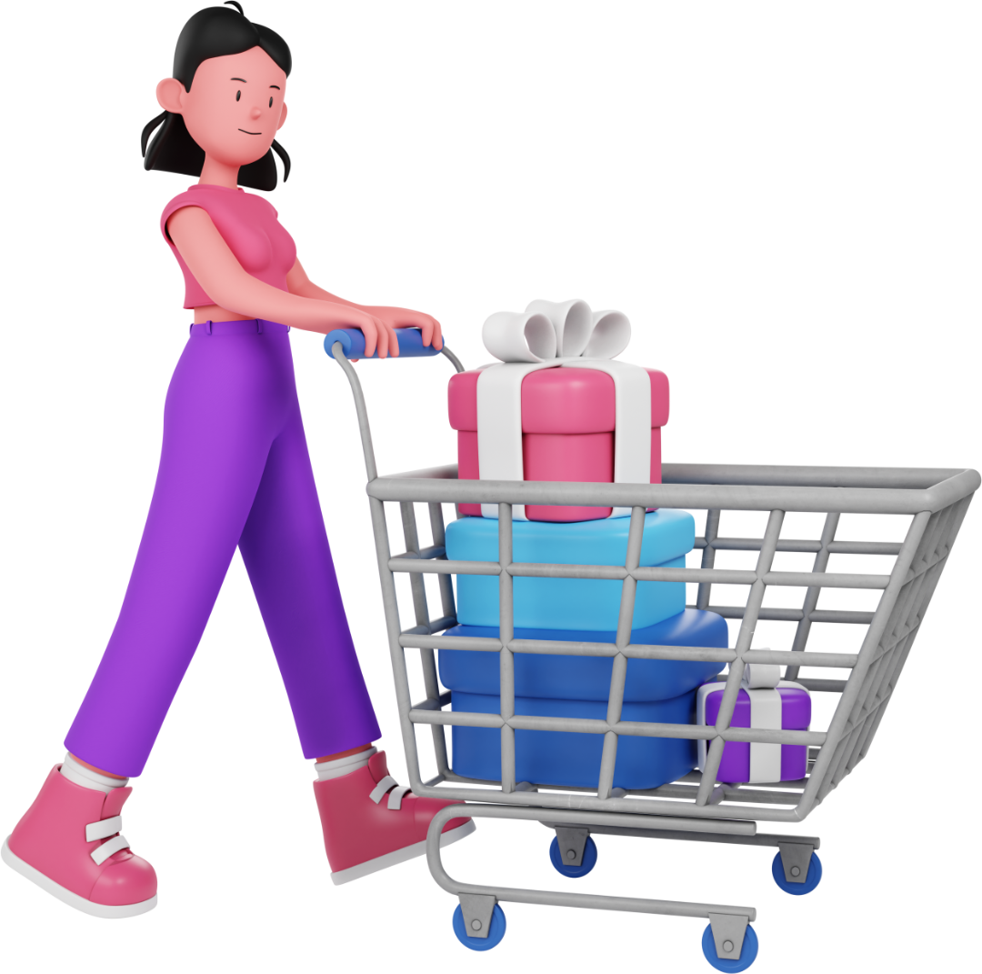shopping-cart-3d-illustration